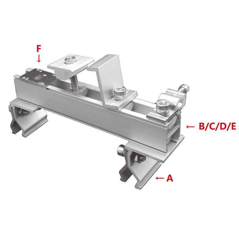 Color steel tile roof installation system